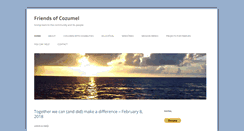 Desktop Screenshot of friendsofcozumel.com